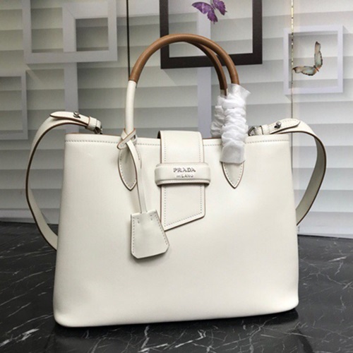 PRADA 프라다 레더 토트 숄더백 1BG148-1