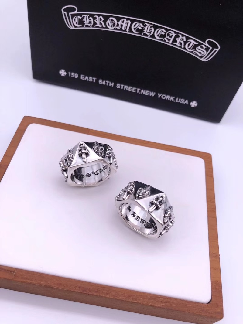 CHROME HEARTS 크롬하츠 남녀공용 925실버 반지 14~24호