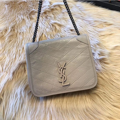 SAINT LAURENT 생로랑 니키 체인 월릿 583103-1