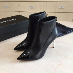 CHANEL 샤넬 힐 부츠 (굽높이8CM) C80991-2 신상