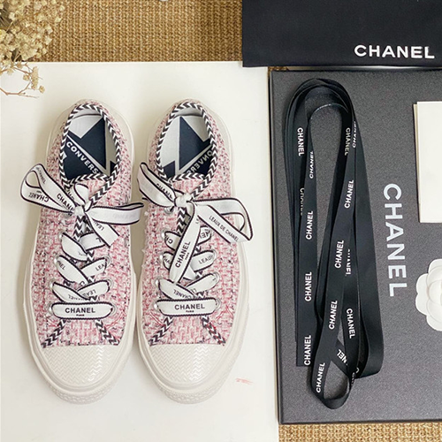 CHANEL 샤넬 & 컨버스 콜라보 스니커즈 C33009 4COLOR