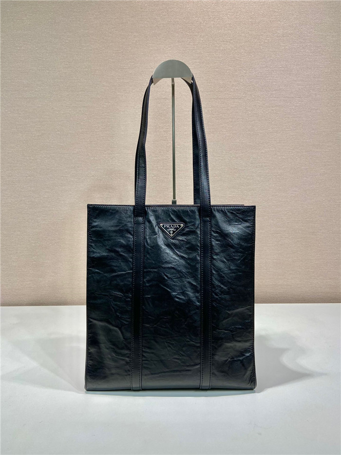PRADA 프라다 스몰 앤티크 나파 가죽 토트백 1BG4 3COLOR