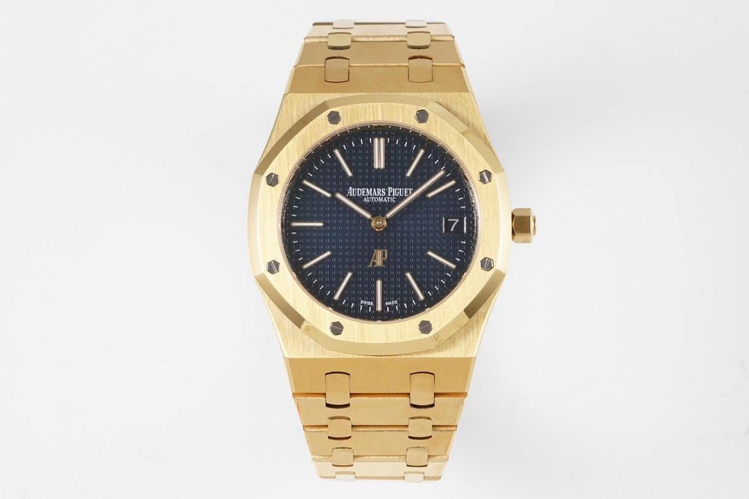 AUDEMARS PIGUET 오데마피게 로얄오크 뚜르비옹 옐로우골드 다크블루다이얼