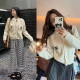 CELINE 셀린느 포켓자수 니트 집업