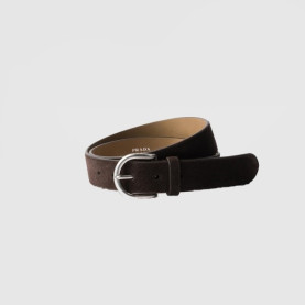 PRADA 프라다 스웨이드 벨트 2CS129 2COLOR (금장,은장)