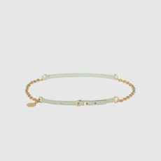 MIUMIU 미우미우 가죽 체인 벨트 5CC550