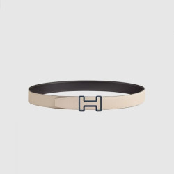 HERMES 에르메스 Tonight Color 벨트 버클 리버서블 가죽 스트랩
