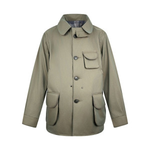 MAISON MARGIELA 메종마르지엘라 디스트레스드 코튼 셔츠 자켓