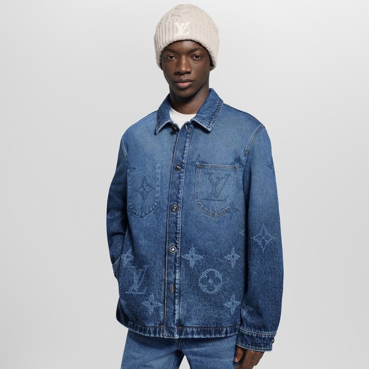 LOUIS VUITTON 루이비통 모노그램 워크웨어 데님 자켓
