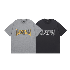 BALENCIAGA 발렌시아가 3198 그래피티 로고 반팔