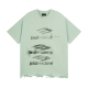 BALENCIAGA 발렌시아가 3250 DIY 임프린트 구제 워싱 반팔