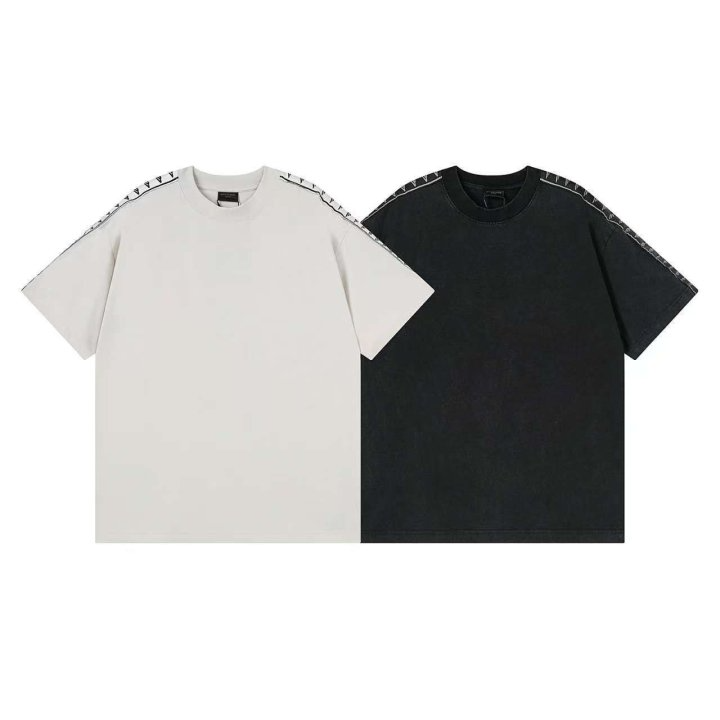 BALENCIAGA 발렌시아가 3316 스트라이프 워싱 반팔