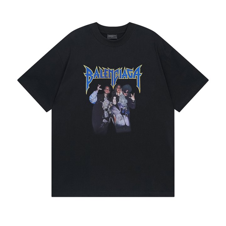 BALENCIAGA 발렌시아가 23104 뮤지션 로고 반팔