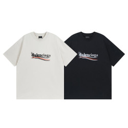 BALENCIAGA 발렌시아가 23112 폴리티컬 스텐실 로고 반팔