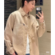 LOUIS VUITTON 루이비통 64318 모노그램 스웨이드 셔츠